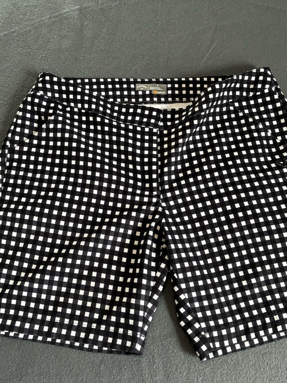 Calloway Golf Shorts Women’s Size8 Black & White Check